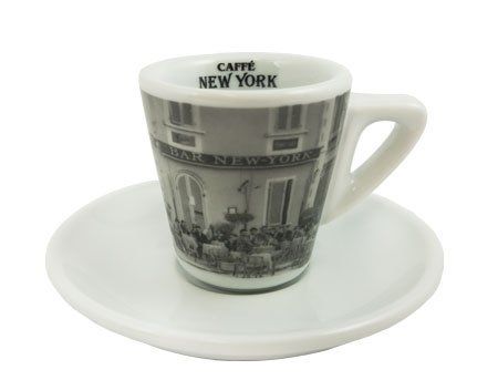 Caffe New York Espresso Tasse - Bar-Motiv von Caffè New York