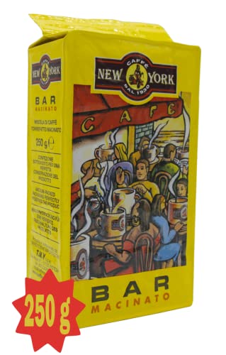 New York BAR macinato 250g - gemahlen für Siebträger von New York caffe espresso