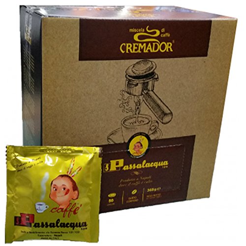 WAFFELN PASSALACQUA CREMADOR - BODIED GESCHMACK - BOX 50 PODS von Caffè Passalacqua