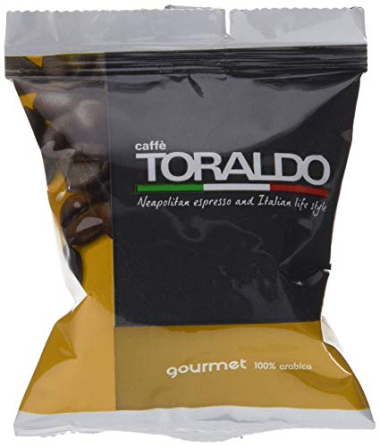 100 Kapseln Kompatibel Nespresso Kaffee Toraldo Gourmet Mix von caffè toraldo