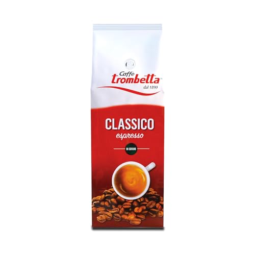 Caffè Trombetta Italien Kaffee Geröstete Kaffeebohnen, klassisch. Eine perfekte Harmonie zwischen Aroma und Körper - 1 kg von Caffe Trombetta