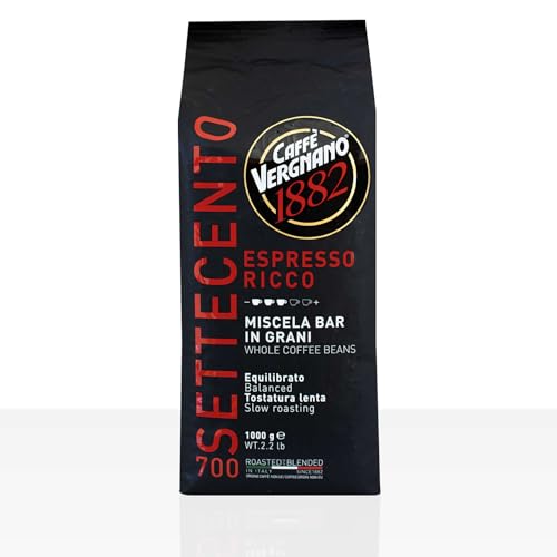 Caffè Vergnano 1882 Caffè Vergnano Espresso Ricco '700-6 x 1kg Kaffee ganze Bohne von Caffè Vergnano 1882