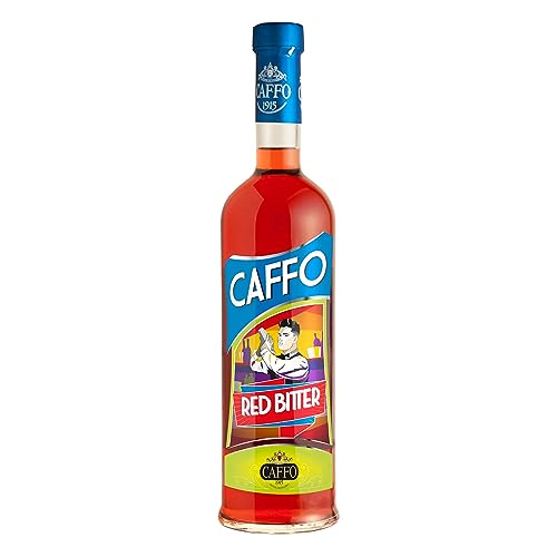 Caffo Red Bitter Apertitif, bittere Spirituose, Alkohol, Flasche, 25%, 1 L, 023/A-6 von Caffo