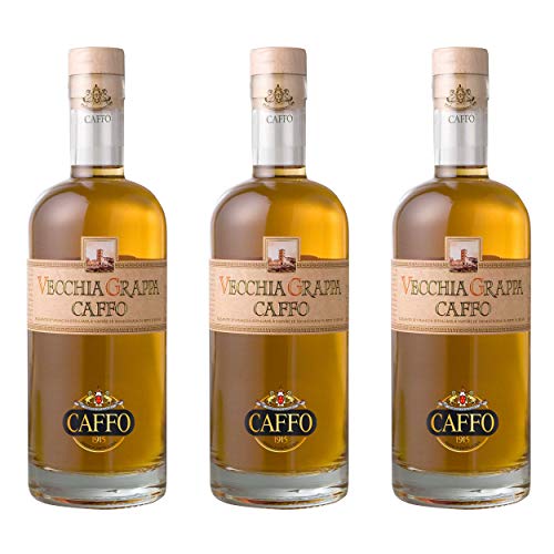 Vecchia Grappa Caffo 3er Set, Tresterbrand, Spirituose, Alkohol, Flasche, 40%, 3x700 ml von Caffo