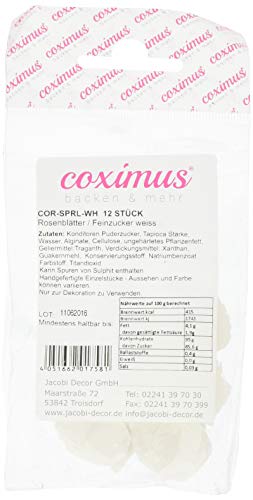 Cake Company Rosenblätter / Feinzucker weiss 12 STÜCK 2er Pack (2 x 8 g) von Cake Company