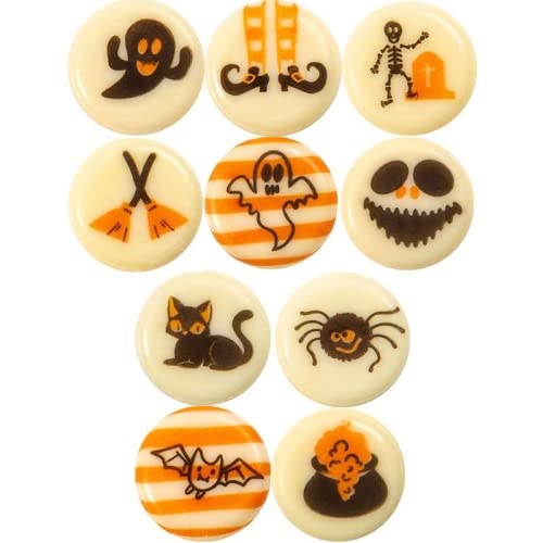 Schokoladendeko Spuky Halloween sortiert 300 Stück 20 mm von Cake Company