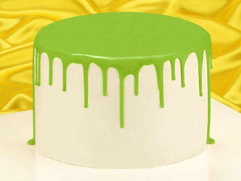 Cake Drip Glasur Lime Green 250g von Cake-Masters