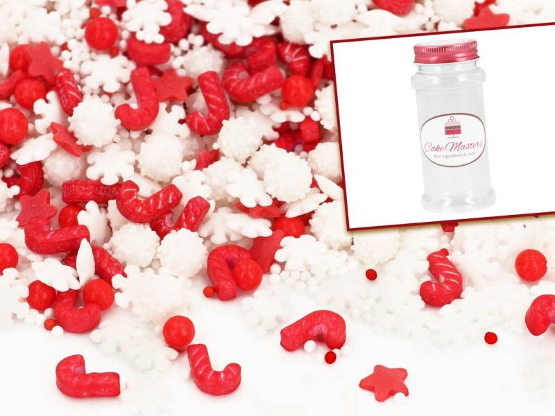 Sprinkles Christmas Joy 80g mit Vorratsdose von Cake-Masters