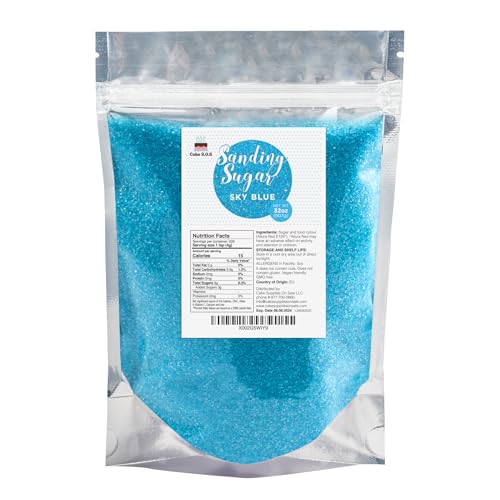 Schleifzucker Himmelblau, 907 ml von Cake S.O.S.