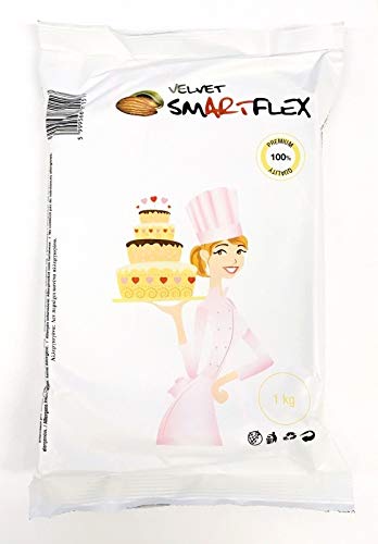 Smartflex Velvet Mandel 1kg - Ausrollfondant von Caketools