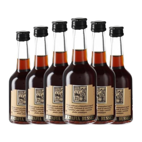 Liköre Cal Russet Ratafia Miniaturflasche 5 cl (Karton mit 6 Miniaturflasche von 5 cl) von Cal Russet