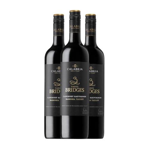 Calabria Three Bridges Riverina 75 cl Rotwein (Karton mit 3 Flaschen von 75 cl) von Calabria Family Wines