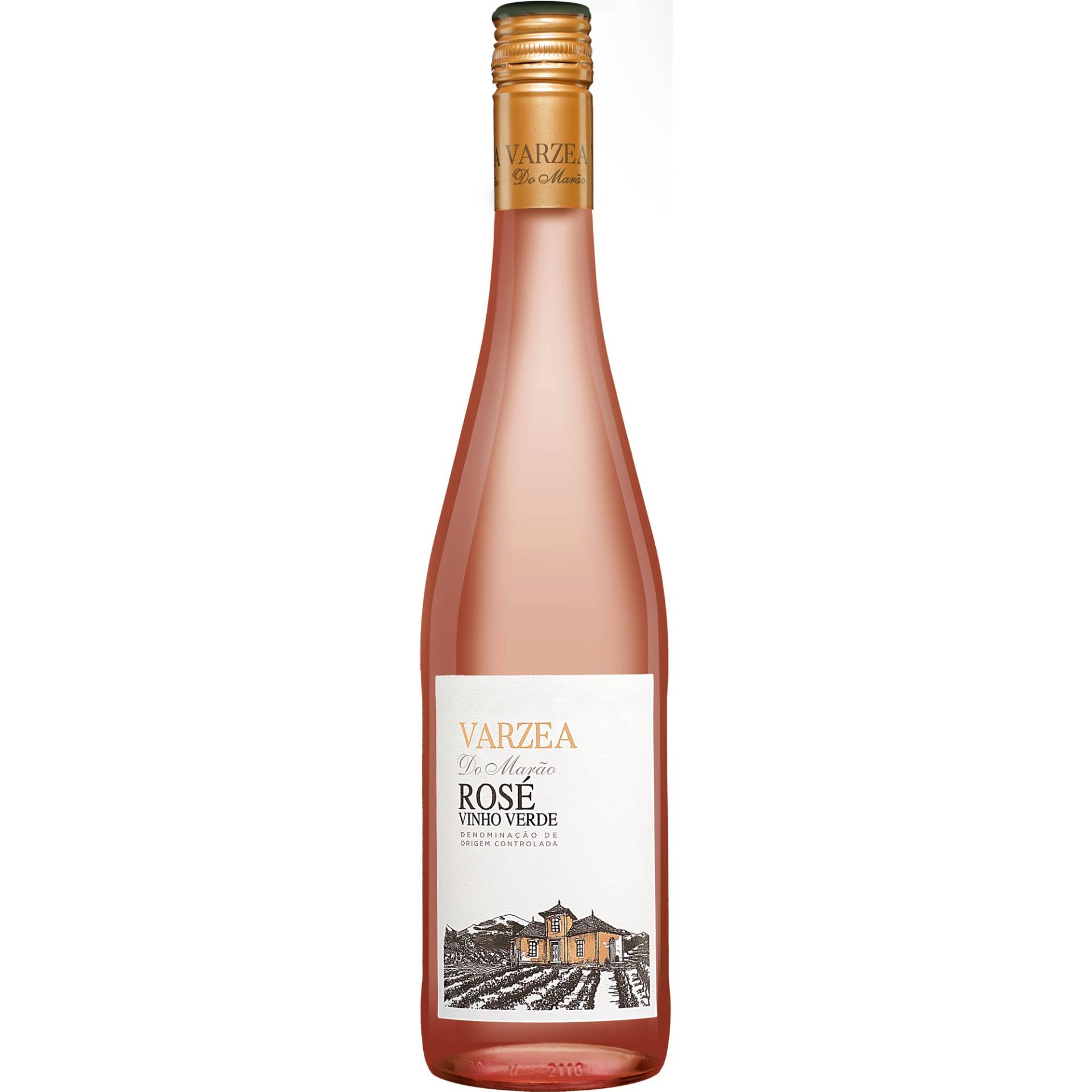 Varzea Do Morao Vinho Verde Rosé 2024  0.75L 8.5% Vol. Roséwein Halbtrocken aus Portugal von Calçada Wines