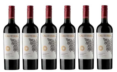 6x 0,75l - 2018er - Caliterra - Reserva - Carménère - Valle de Colchagua D.O. - Chile - Rotwein trocken von Caliterra