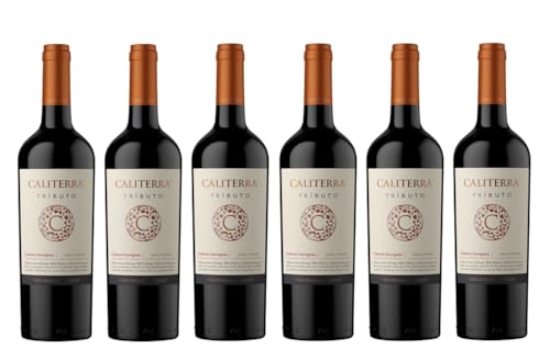 6x 0,75l - 2018er - Caliterra - Tributo - Cabernet Sauvignon - Valle de Colchagua D.O. - Chile - Rotwein trocken von Caliterra