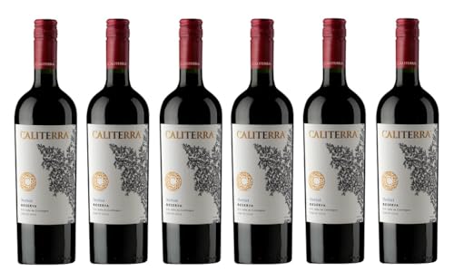 6x 0,75l - 2022er - Caliterra - Reserva - Merlot - Valle de Colchagua D.O. - Chile - Rotwein trocken von Caliterra