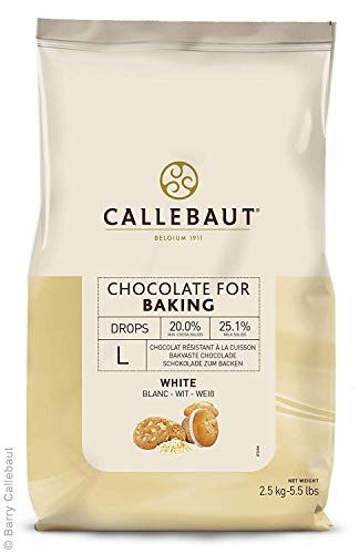 Belgische Callebaut Schokolade Chunks weiß – für Backen Einsatz 2,5 kg von Callebaut