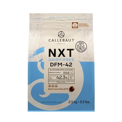 Callebaut NXT Dairy-Free Milk VEGAN DFM-42, Schokoladenanteil 42,3%, 2500g von Callebaut