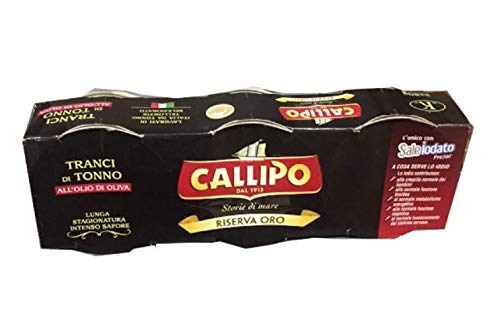 Callipo - Riserva Oro - Tranci di Tonno all'Olio di Oliva - Tin - 3 x 80g von Callipo