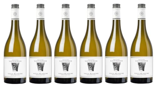 6x 0,75l - 2023er - Calmel & Joseph - Villa Blanche - Sauvignon Blanc - Pays d'Oc I.G.P. - Frankreich - Weißwein trocken von Calmel & Joseph