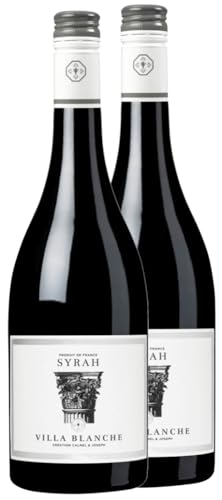 Villa Blanche Syrah IGP Calmel & Joseph Rotwein 2 x 0,75l VINELLO - 2 x Weinpaket inkl. kostenlosem VINELLO.weinausgießer von Calmel & Joseph