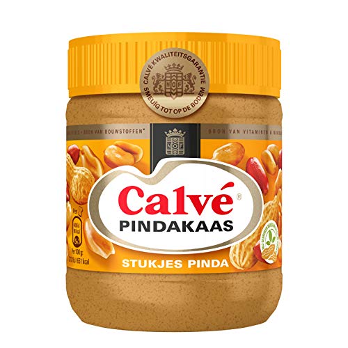 Calve - Erdnussbutter mit Nussstücken - 350 Gramm- Packung à 3 Stück von Calvé