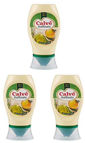 3x Calve Calvè Mayonnaise Raffinata mayo Fritessoße Soße Sauce squeeze 225ml von Vittleitaly