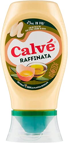6x Calve Calvè Mayonnaise Raffinata mayo Fritessoße Soße Sauce squeeze 225ml von Italian Gourmet E.R.