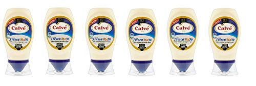 6x Calvè bontà fresca mayo mit fettarmem Joghurt würzen squeeze sauce 225 ml von Calvè