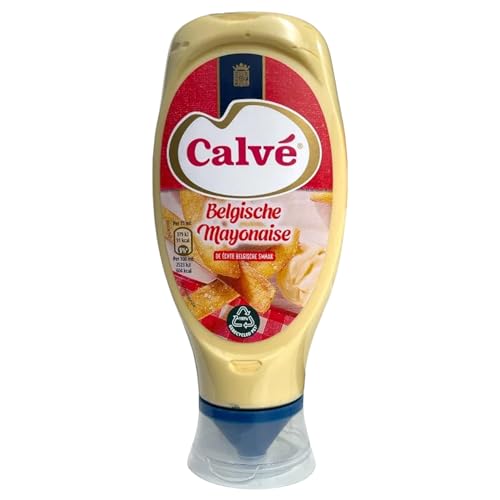 Calve Belgische Mayonaise I Flasche 430ml I Mayonnaise Squeeze Tube von Calve