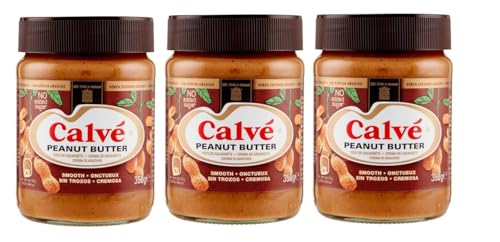 Calvé - Erdnussbutter Original - 350g - Packung à 3 Stück von Calvé