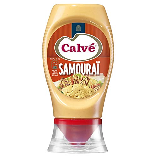 Calve SamouraI Soße 250ml Leicht würzige und Cremige Sauce aus den Niederlandem von Calve