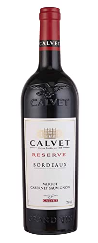 Calvet - Reserve Merlot Cabernet Sauvignon Rotwein aus Bordeaux, trocken (1 x 0.75 l) von Calvet