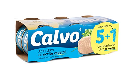Atún Claro Calvo En Aceite Vegetal Pack 5+1 x 52gr von Calvo