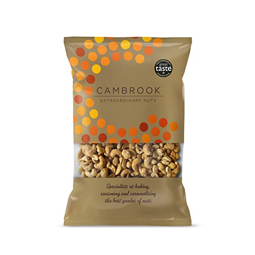 C Cambrook Extraordinary Nuts - Mix 20 - Gebackene Cashewnüsse & Erdnüsse mit Chili & Limette 1kg von Cambrook