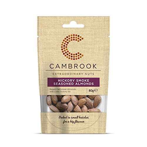 Cambrook - Hickory Smoke Gewürzmandeln, 80g-Beutel von Cambrook