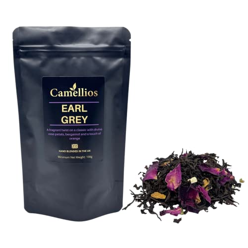 Earl Grey Tee, Schwarzer loser Blatt-Tee, Camellios (100g) von Camellios