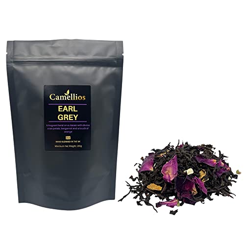 Earl Grey Tee, Schwarzer loser Blatt-Tee, Camellios (200g) von Camellios