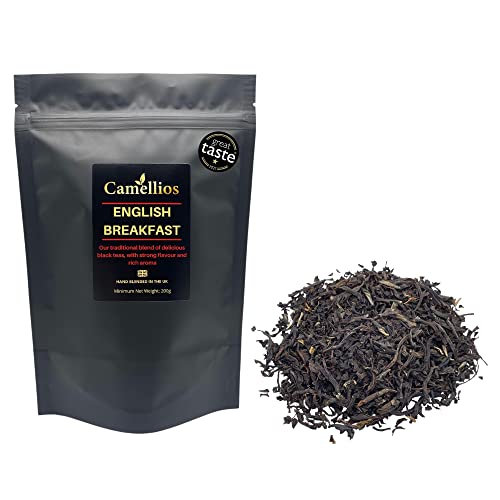 Englischer Frühstückstee, Schwarzer loser Blatt-Tee, Camellios (200g) von Camellios