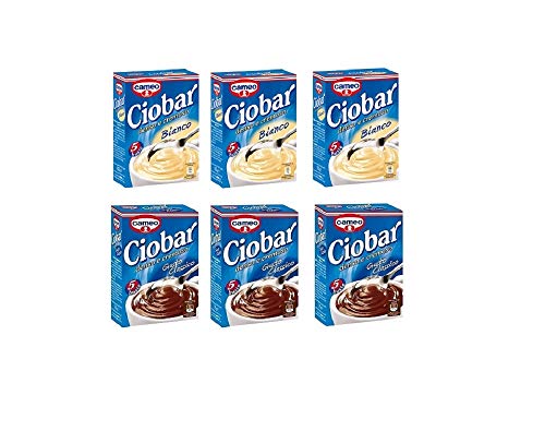 Testpaket Cameo Ciobar Classico Black & White Hot Chocolate 6 Packungen von Cameo