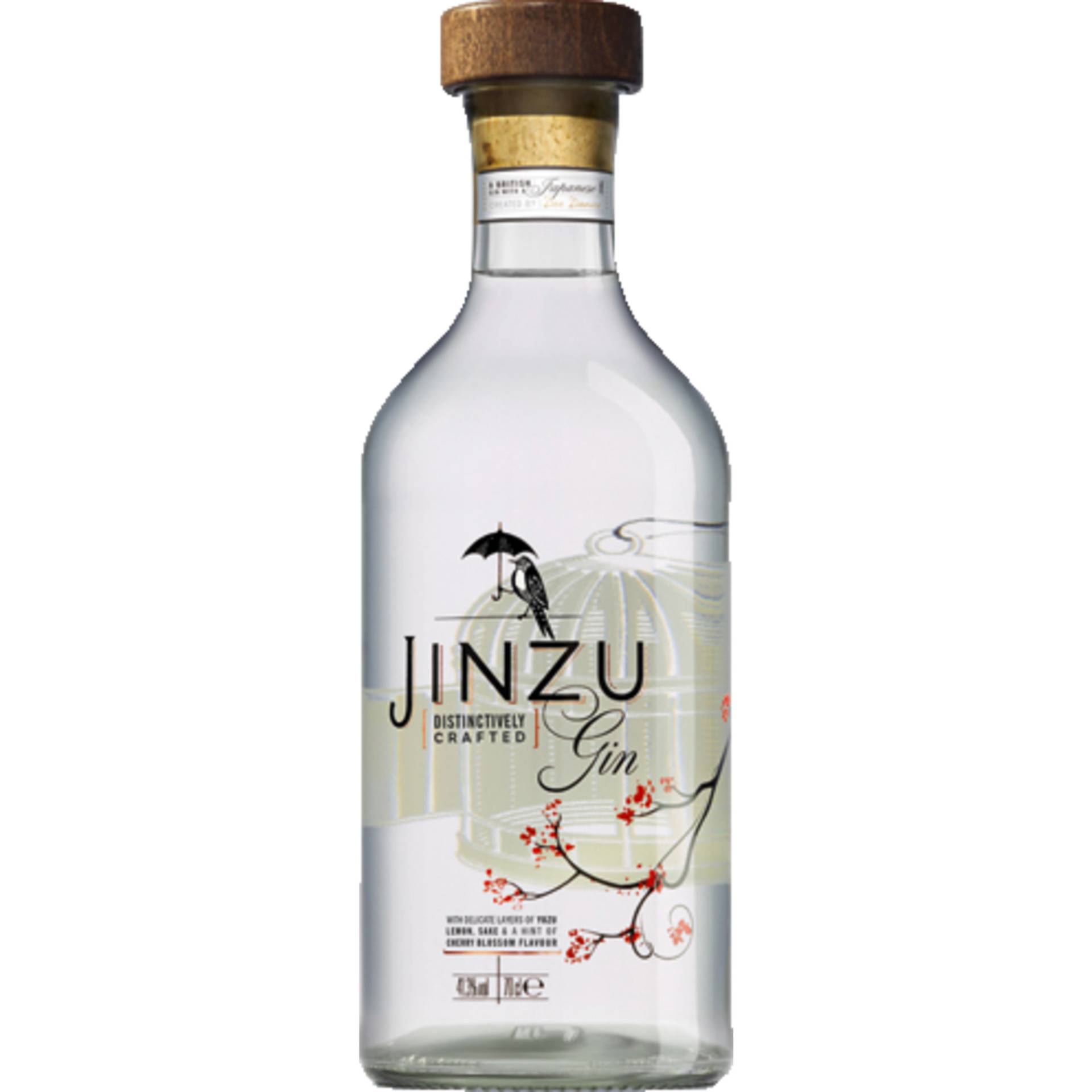 Jinzu Crafted Gin, Schottland 41,3 % vol. 0,7 L, Schottland, Spirituosen von Cameronbridge Distillery- Station Rd- Windygates KY8 5BP- United Kingdom