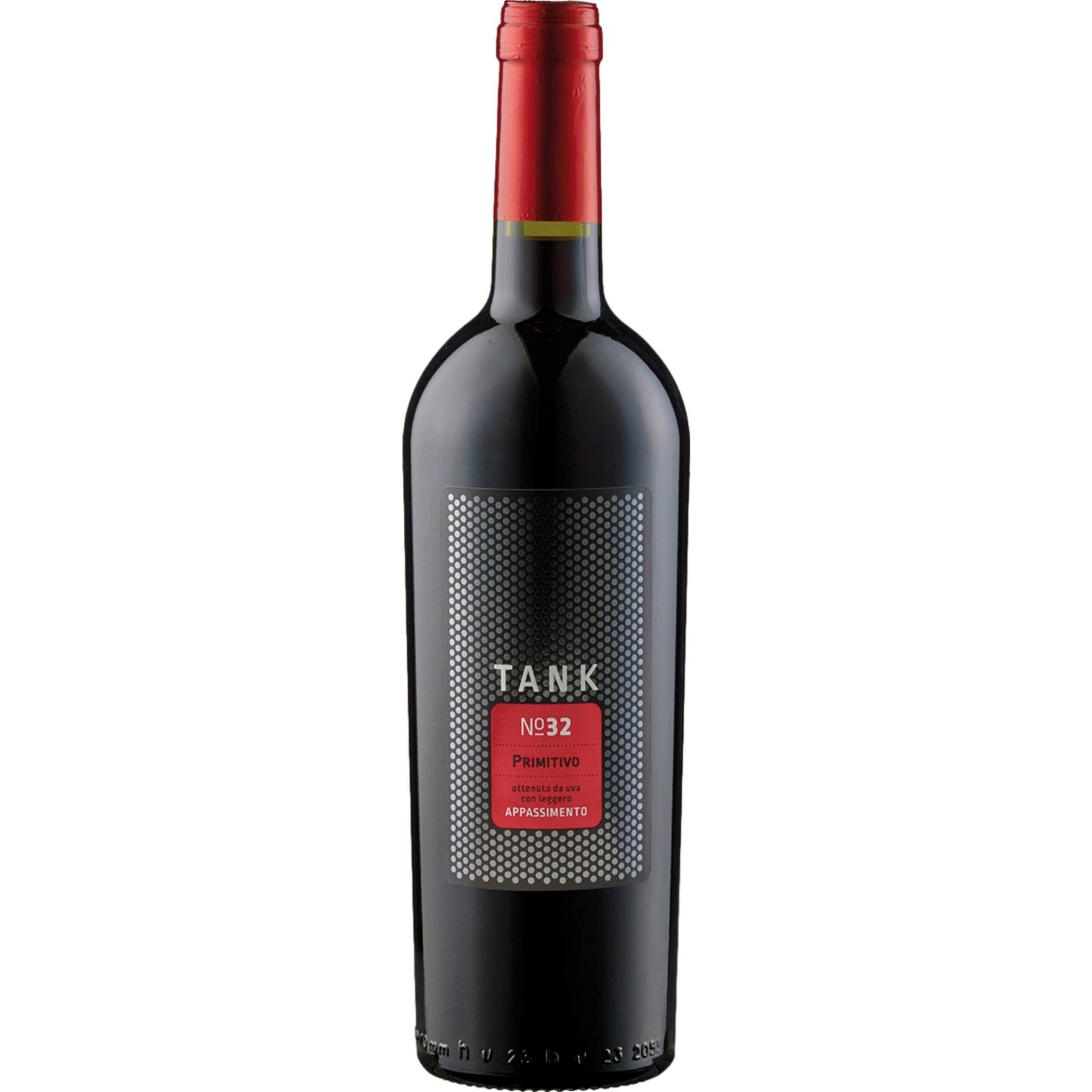 Tank 32 Primitivo Appassimento, Puglia IGP, Sizilien, 2023, Rotwein von Camivini Spa,   IT 25028 Verolanuova (Brescia)