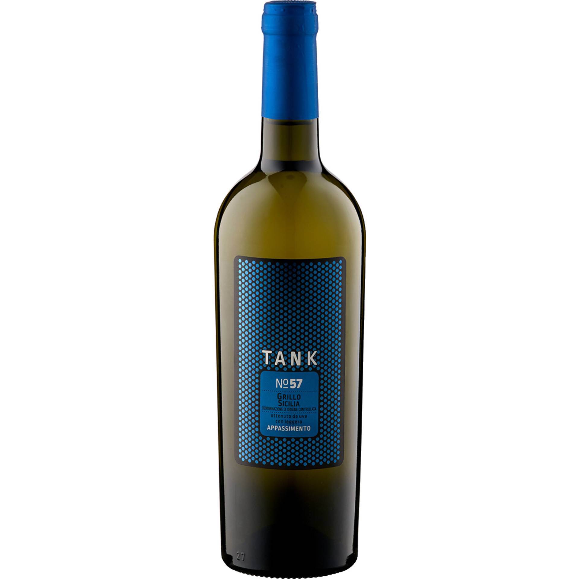 Tank 57 Grillo Appassimento, Sicilia DOC, Sizilien, 2023, Weißwein von Camivini Spa,   IT 25028 Verolanuova (Brescia)