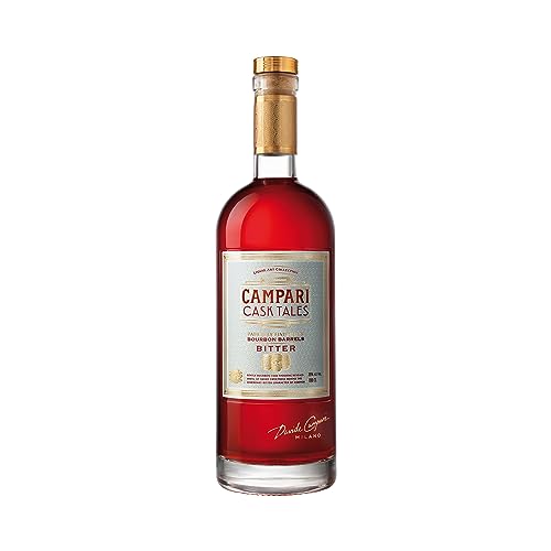 Campari Cask Tales 25% Vol. - Campari-Kräuterprofil mit fruchtig, süß cremigem Bittergeschmack - gereift in Bourbonfässern - 1,0 l von Campari