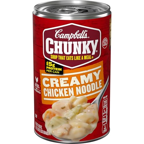 Campbell's Chunky Soup, cremige Hühner-Nudelsuppe, 533 ml Dose von Campbell's