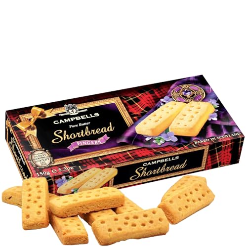 Campbells All Butter Shortbread Fingers - Traditional Shortbread in Carton, Product of Scotland von Campbells Shortbread