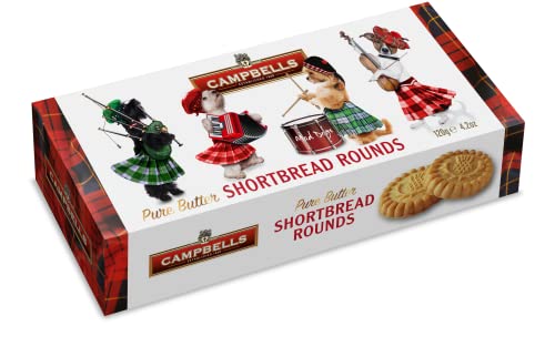 Campbells Shortbread Mad Dogs Kurzkuchenform, rund, 120 g von Campbells Shortbread