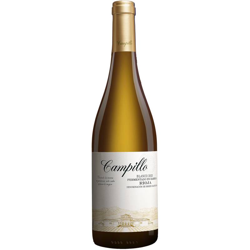 Campillo Blanco Barrica 2023  0.75L 13% Vol. Weißwein Trocken aus Spanien von Campillo