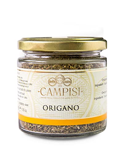 2x 30gr Original italienischer Oregano aus Sizilien, gerebelt im Glas von Campisi