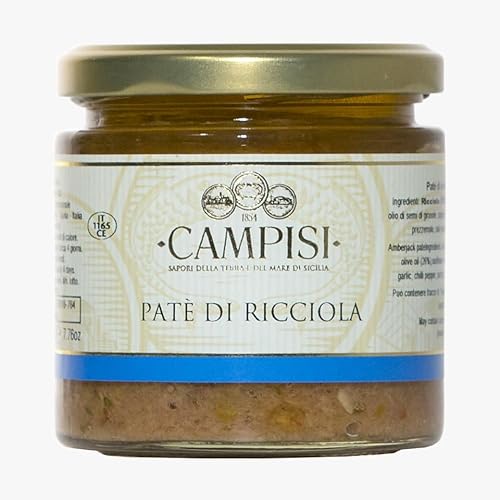 Campisi 190g Paté von Sizilianische Bernsteinmakrele mit Olivenöl - Paté di Ricciola von Campisi